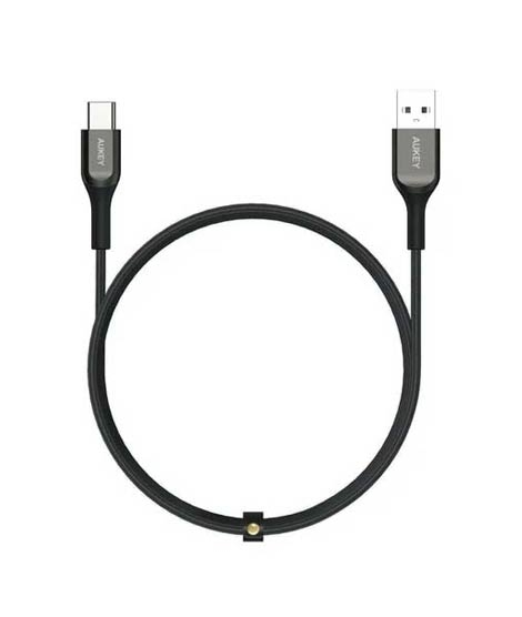 iShopping - Aukey USB A To USB C Kevlar Cable 2M Black (CB-AKC2)