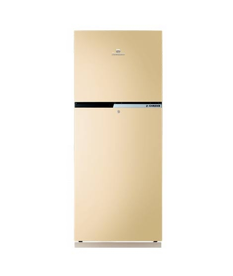 iShopping - Dawlance e-Chrome Freezer-On-Top Refrigerator Metallic Gold (9140-WB)