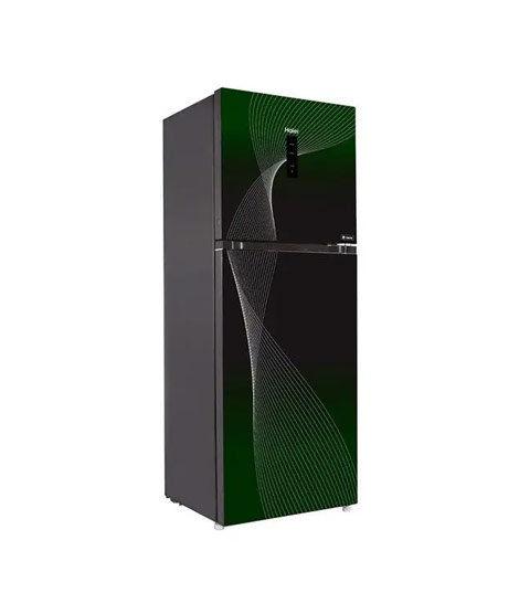 iShopping - Haier Digital Inverter Glass Door Freezer-on-top Refrigerator 12 Cu Ft (HRF-346IF)