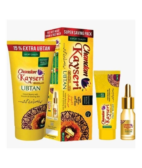 iShopping - Elite & Elegant Chandan Kayseri Ubtan Gold - 80ml