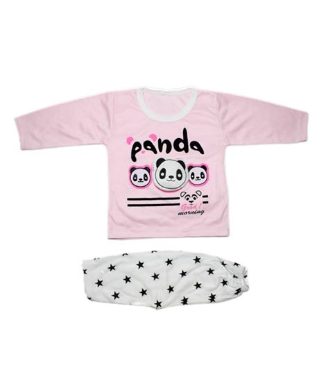 iShopping - Komfy Printed Unisex Baby Suit Pink (NBN074)
