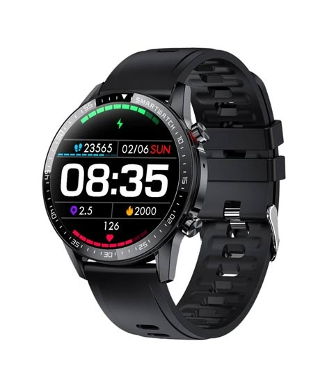 iShopping - Yolo Fortuner Smart Watch Charcoal Black