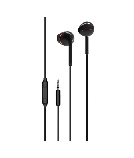 iShopping - Itel Premium Sound Earphones Black (IEP-23)