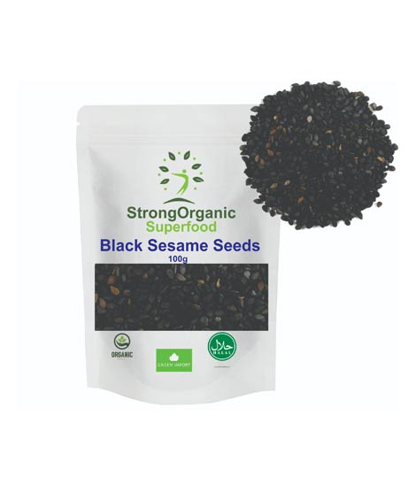 iShopping - Organic Superfoods Black Sesame Seeds - 100gm