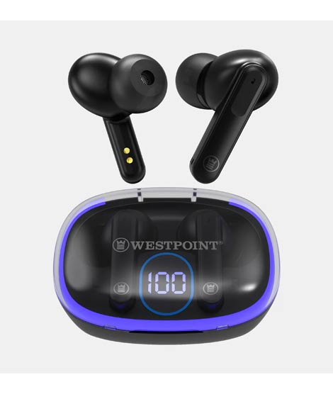 iShopping - Westpoint Bluetooth Earbuds Black - (WP-101)