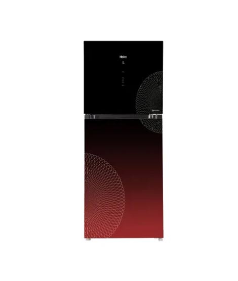 iShopping - Haier Twin Digital Inverter Refrigerator 19 CFT - Red (HRF-538 IARA)