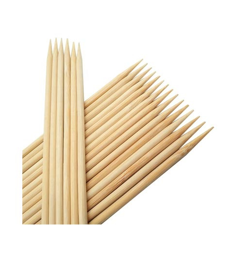 iShopping - Promax Wooden Bamboo BBQ Sticks 100 Pcs Brown