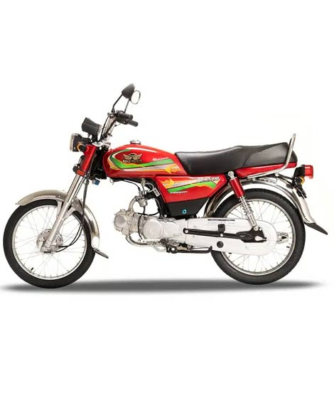 iShopping - Union Star US 70 Self Start & Alloy Rims - 2024 Model-Red-None