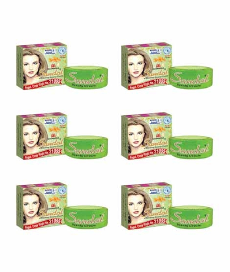 iShopping - Dulhan Cosmetics Sandal Beuty Cream (Pack of 6)