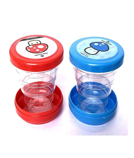 iShopping - Genshirts Cartoon Printed Plastic Foldable Magic Glasses Pack Of 2