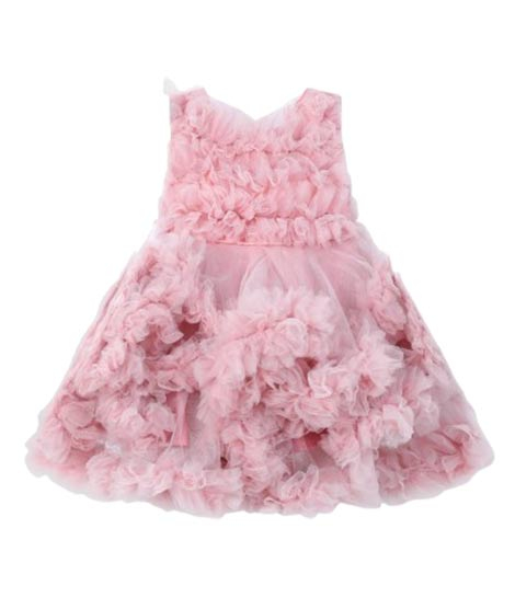 iShopping - HnH Marketing Turkish Frill Fairy Frock For Women Green-9-10 Years-Pink
