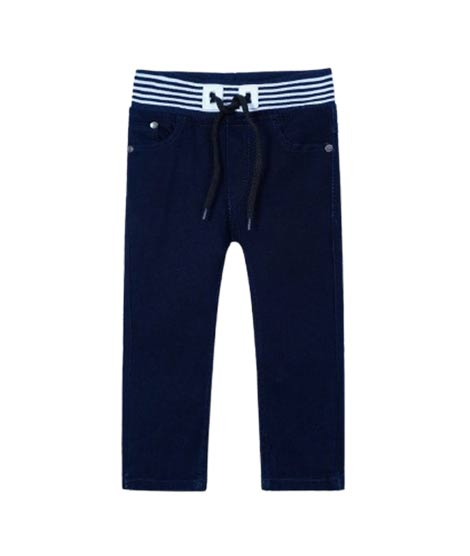 iShopping - HnH Marketing Adjustable Stretch Navy Jeans For Men-Blue-2-3 Year