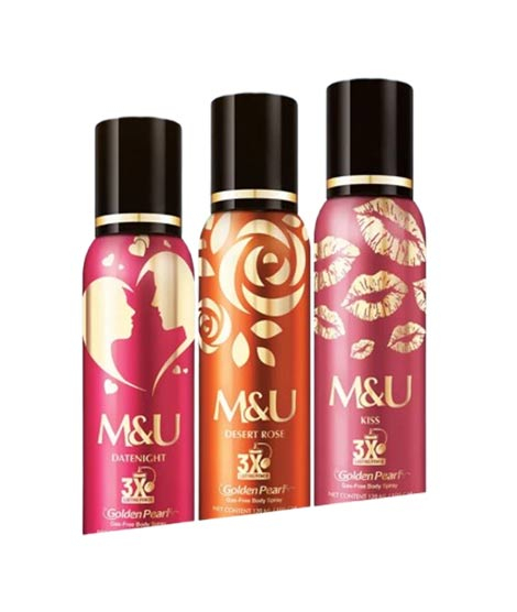 iShopping - Golden Pearl Body Spray - Pack Of 3