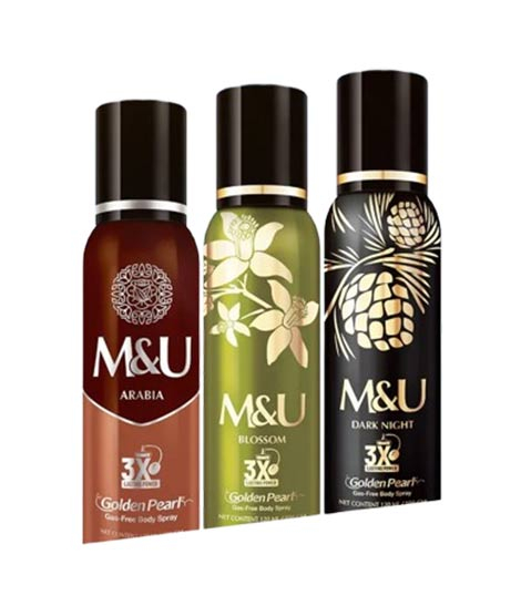iShopping - Golden Pearl Body Spray - Pack Of 3