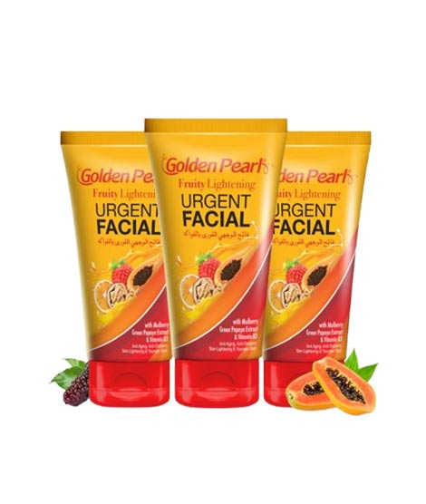 iShopping - Golden Pearl Fruity Whitening Urgent Facial - Pack Of 3