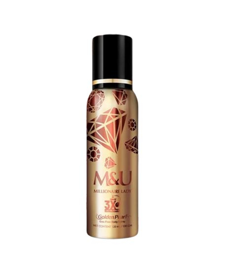 iShopping - Golden Pearl Millionaire Lady Gas Free Body Spray For Women