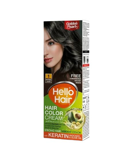 iShopping - Golden Pearl Hello Hair Cream - Natural Black 1