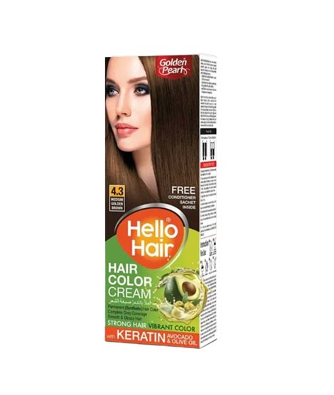 iShopping - Golden Pearl Hello Hair Cream - Medium Golden Brown 4.3