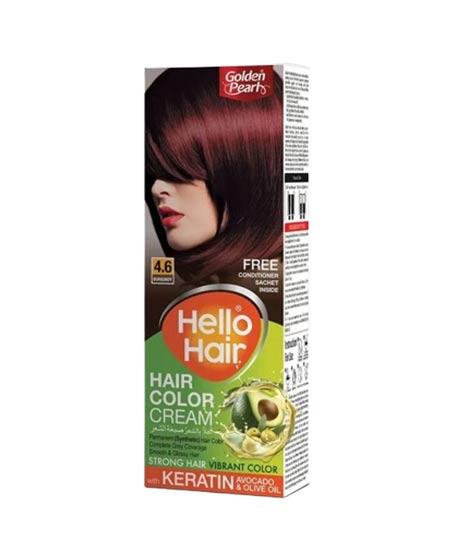 iShopping - Golden Pearl Hello Hair Cream - Burgundy 4.6