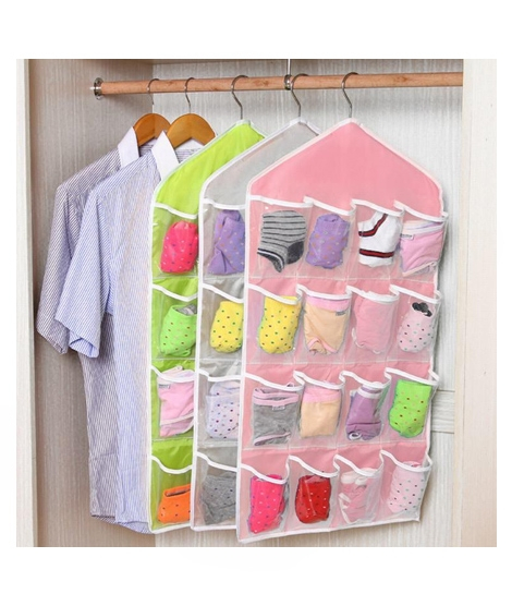 iShopping - Easy Shop 16 Pockets Socks Holder