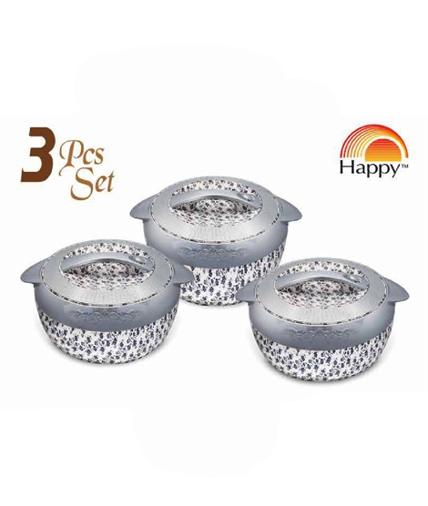 iShopping - Easy Shop 3 Different Sizes Hotpot Pack Of 3 White