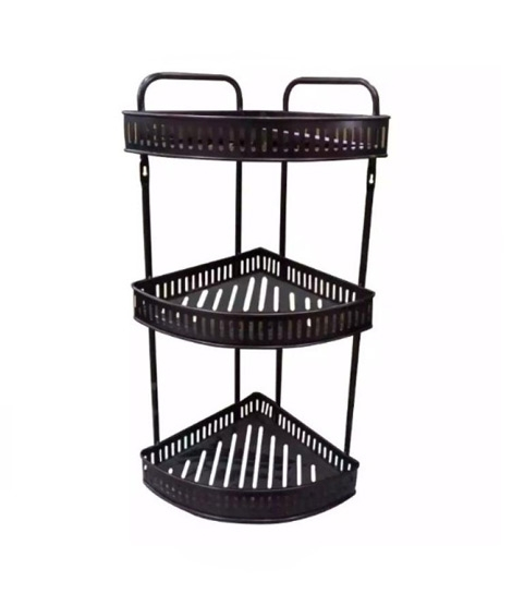 iShopping - Easy Shop 3 Layer Metal Corner Rack For Washroom