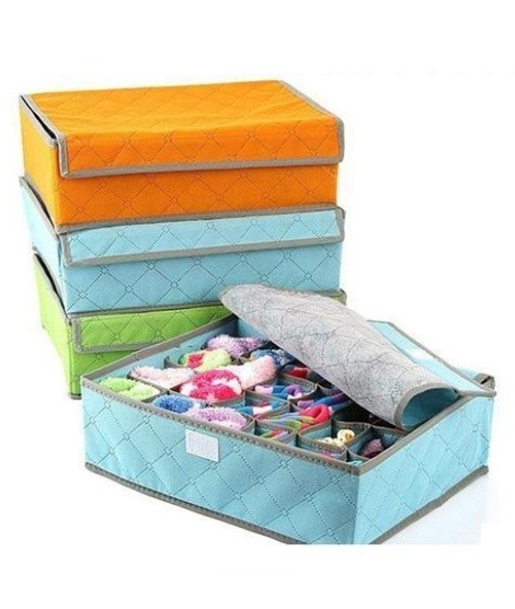 iShopping - Easy Shop 30 Portion Fiber Drawer Storage Organizer