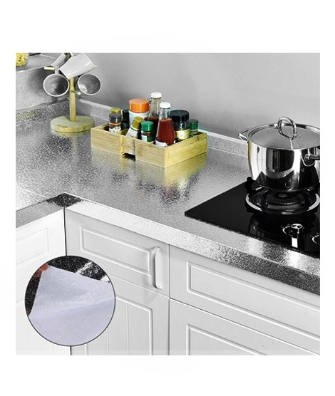 iShopping - Easy Shop Aluminum Kitchen Foil Oil-Proof Sticker (0485)
