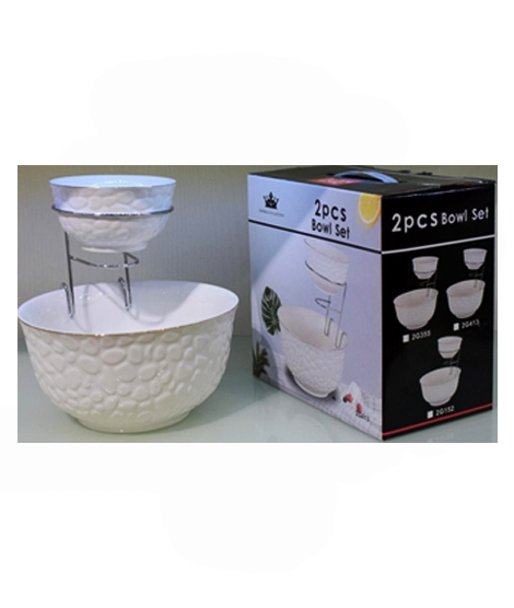 iShopping - Easy Shop Chip & Dip 2 Layer Dish With Stand (0789)
