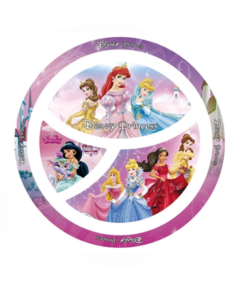 iShopping - Easy Shop Disney Princess Melamine Round Serving Tray For Kid's