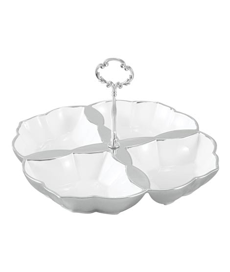 iShopping - Easy Shop Four Section Serving Dish with Handle