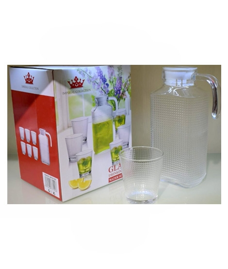 iShopping - Easy Shop Glass Water Set - 7Pcs (0771)