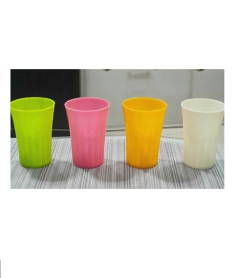 iShopping - Easy Shop Plastic Glasses Multicolor - Pack Of 4