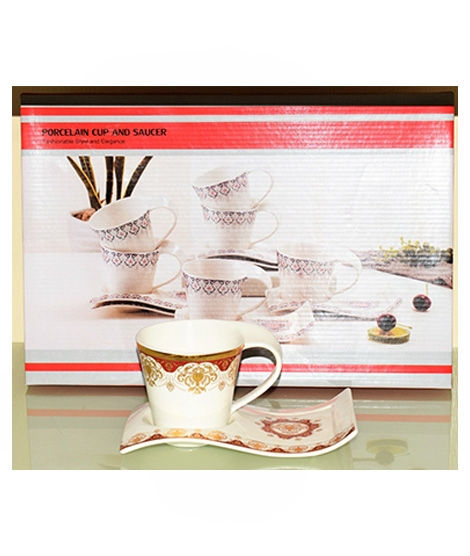 iShopping - Easy Shop Solecasa Tea Wavy Mug & Saucer Set (0947)