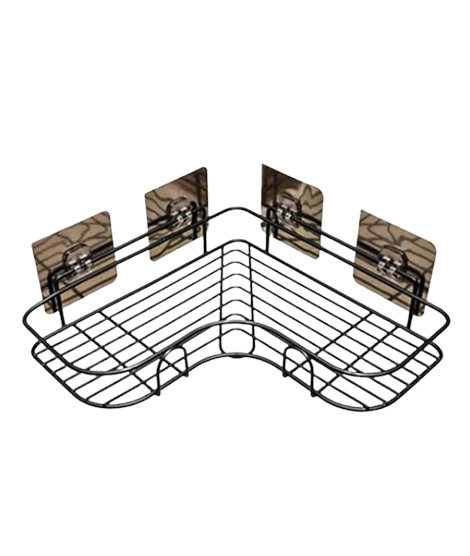 iShopping - Easy Shop Wall Mounted Steel Corner Rack For Bathroom