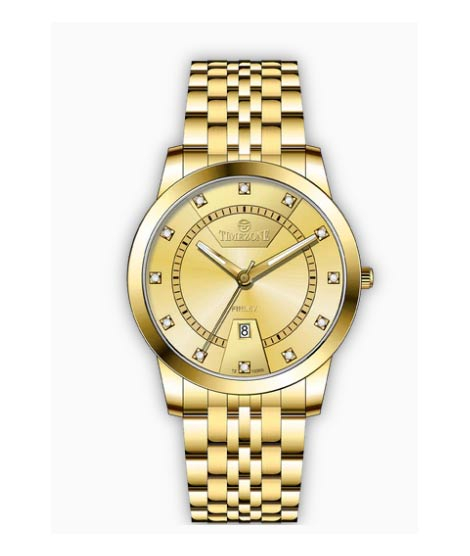 iShopping - Timezone Evertime Pulse Watch For Men (TZ-1330)-Gold