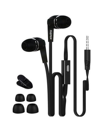 iShopping - Faster F8 Wonderful Bass Sounds Earphones Black