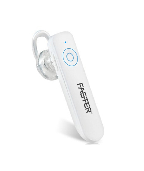 iShopping - Faster R10 Extreme Sound Wireless Bluetooth Headset White
