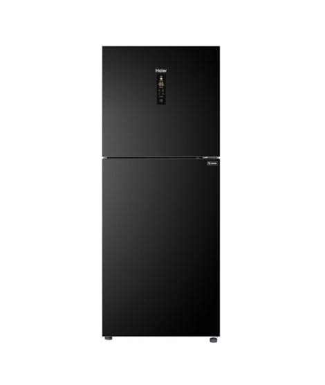 iShopping - Haier Digital Inverter Freezer-On-Top Glass Door Refrigerator 10 Cu Ft Black (HRF-306IDB)