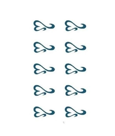 iShopping - Ferozi Traders Love Totem Design Temporary Tattoo Sticker