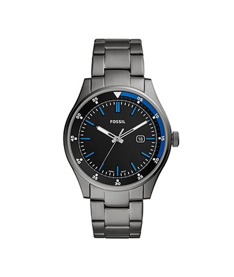 iShopping - Fossil Belmar Three-Hand Date Men's Watch Smoke (FS5532)