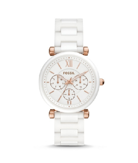 iShopping - Fossil Carlie Multifunction Women's Watch White (CE1093P)