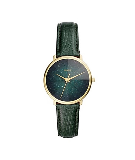 iShopping - Fossil Prismatic Galaxy Three-Hand Women's Watch Green Lizard (ES4730)