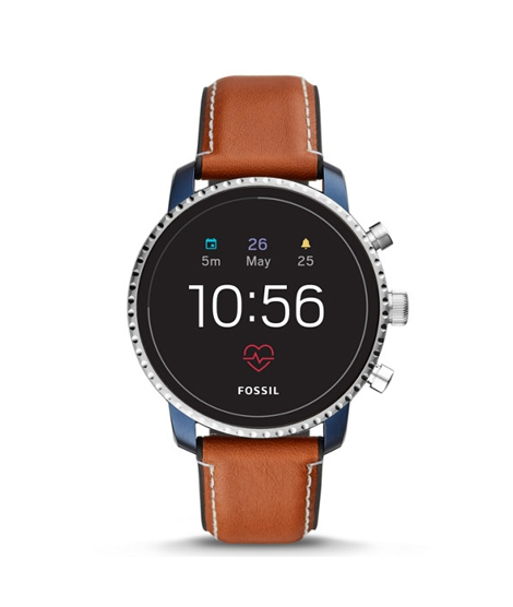 iShopping - Fossil Q Explorist Gen 4 Smartwatch Tan Leather (FTW4016P)