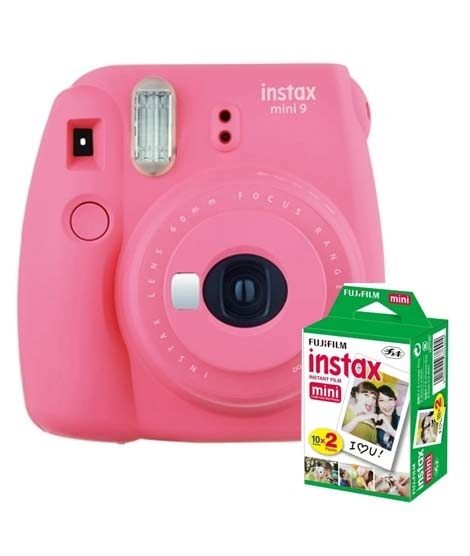 iShopping - Fujifilm Instax Mini 9 Instant Camera Flamingo Pink - With 20 Sheet
