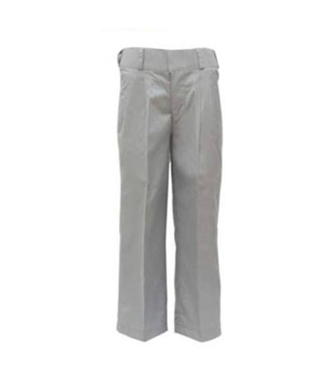 iShopping - G-Mart 34 Inch Half Elastic Light Grey Pant For School Boys
