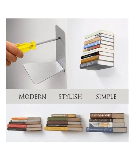 iShopping - G-Mart Invisible Bookshelf Floating Book Organizer