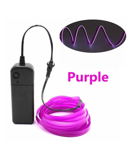 iShopping - G.Mart LED Car Decoration Tube Cable Light For Purple