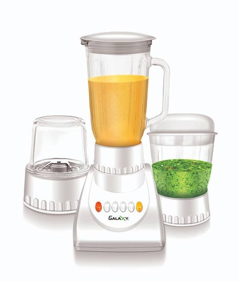 iShopping - Galaxy 3 In 1 400w Blender White (GE-404)