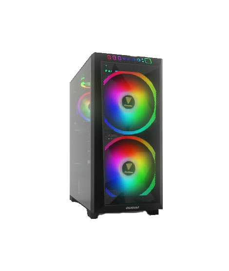 iShopping - Gamdias Apollo M1 Elite RGB Tempered Glass Mid-Tower Gaming Case Black